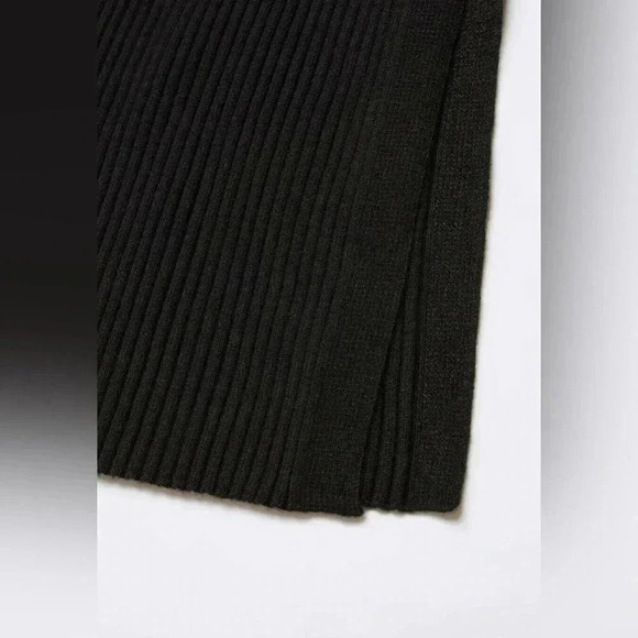 Mango Knit Goleta  Dress in Black NWT - Picture 6 of 12